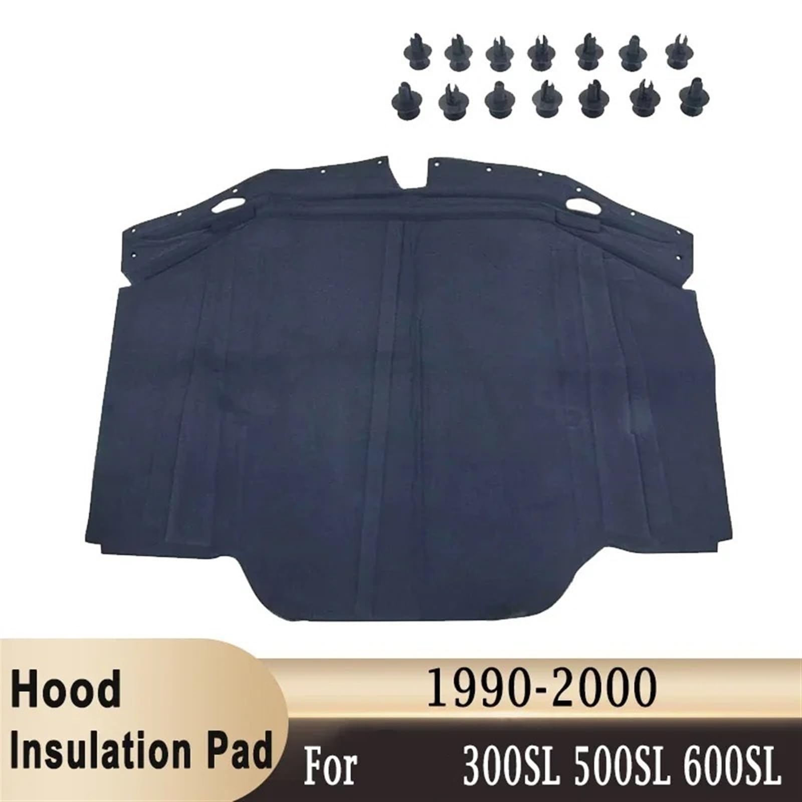 Przednia maska ​​silnika podkładka termoizolacyjna bawełniana