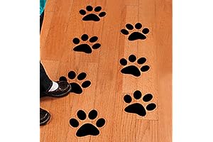 Paw Print Floor or Wall Clings - 12-pack