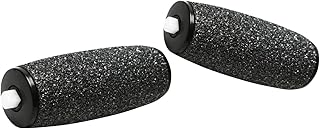 2pcs Replacement Rollers Heads Refills Compatible for Scholl Velvet Smooth,Electric Foot File Roller Refills Pumice Stone Extra Coarse for Scholl Pedicure Hard Skin Remover Accessories