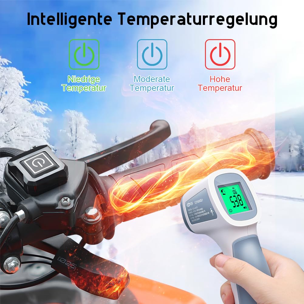Poignées Chauffantes Pour VTT, Poignées Chauffantes Pour Guidon De