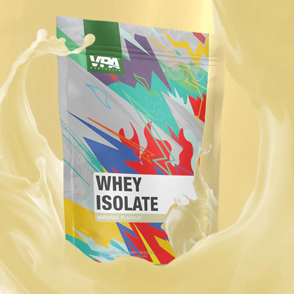VPA® Australia Premium Whey Protein Isolate 100% WPI, Natural, 1Kg ...