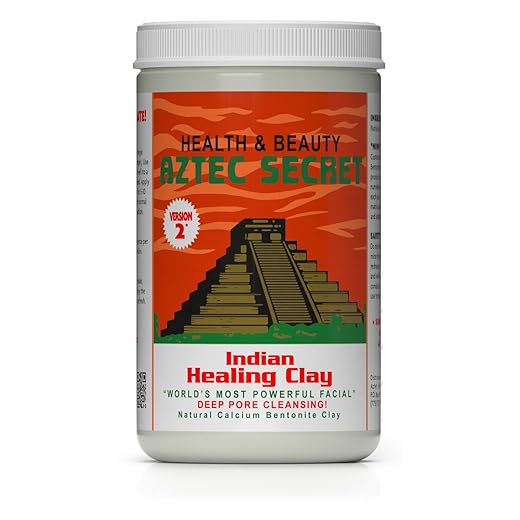 Aztec Secret – Indian Healing Clay 2 lb – Deep Pore Cleansing Facial & Body Mask – The Original 100% Natural Calcium Bentonite Clay – New Version 2