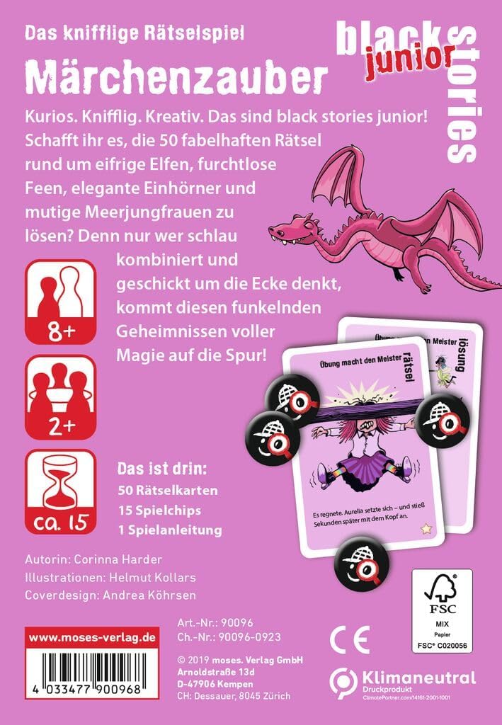 black stories junior Märchenzauber: Löst 50 fabelhafte Rätsel fuller Magic