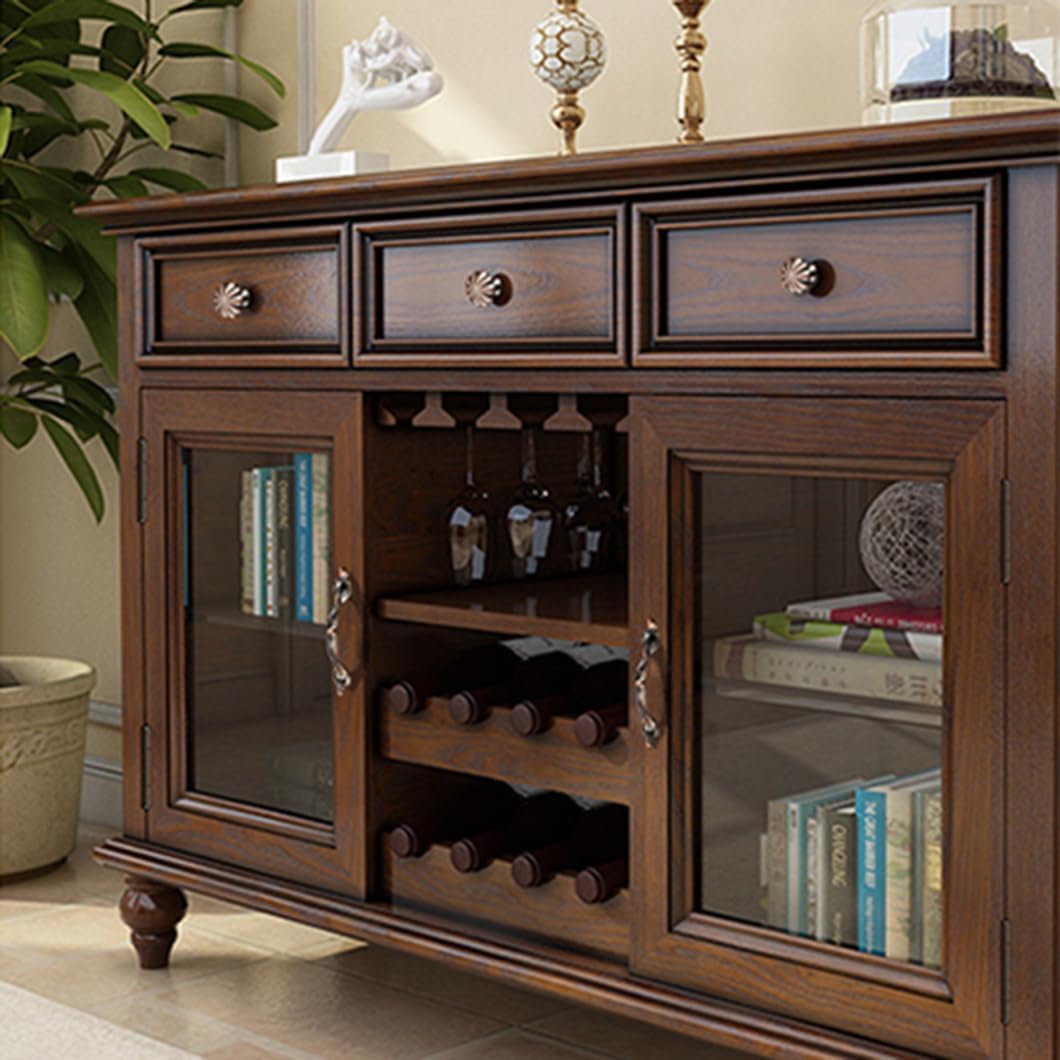 レトロスタイルの家具用プルハンドル 2個 キッチン食器棚ハンドル 亜鉛合金製引き出しノブ 装飾キャビネットドアハンドル(Hole d