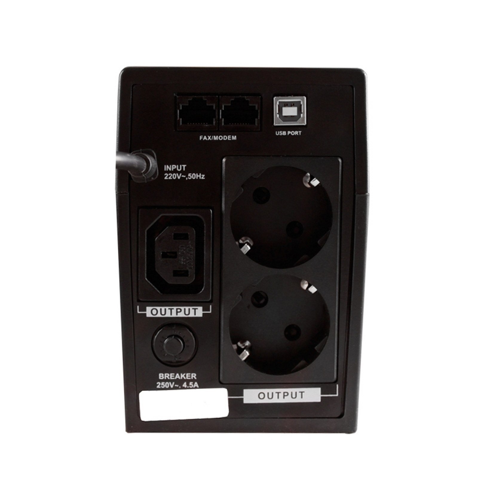 Vultech GS-1000VA PRO UPS 1000VA 530W, Line-Interactive, AVR, Batteria 9Ah, Porta USB