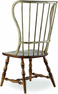 Hooker Furniture Sanctuary Spindle Dining Side Chair in Drift and Dune