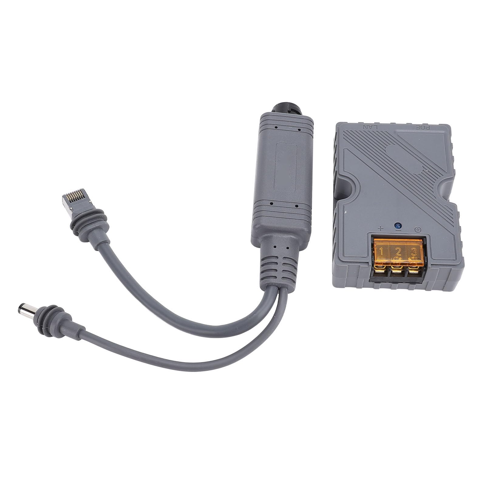 Oumefar Pasywny Wtryskiwacz PoE GigE o Mocy 150 W do Szybkiego Połączenia Sieciowego dla Urządzenia z minianteną, materiał ABSPin