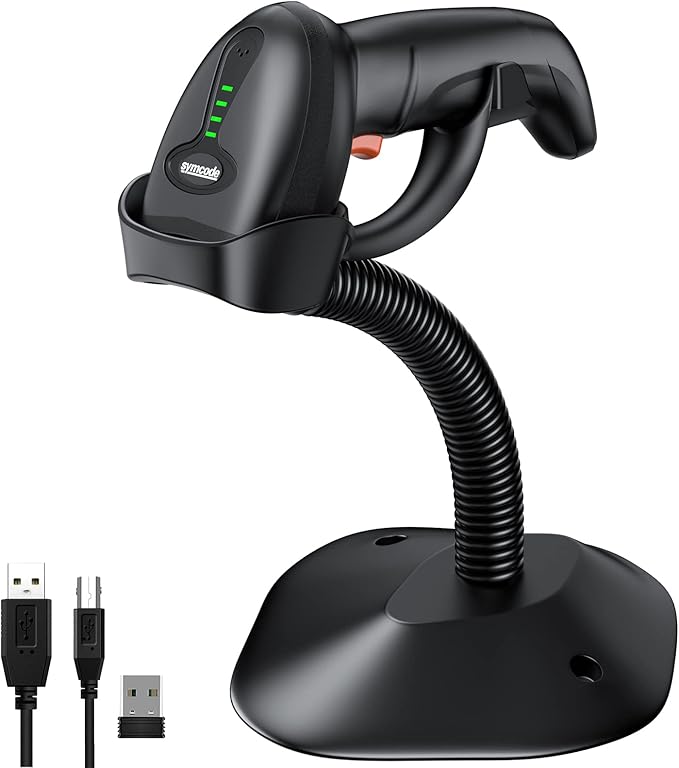Symcode Wireless Handheld Barcode Scanner Versatile 2in1