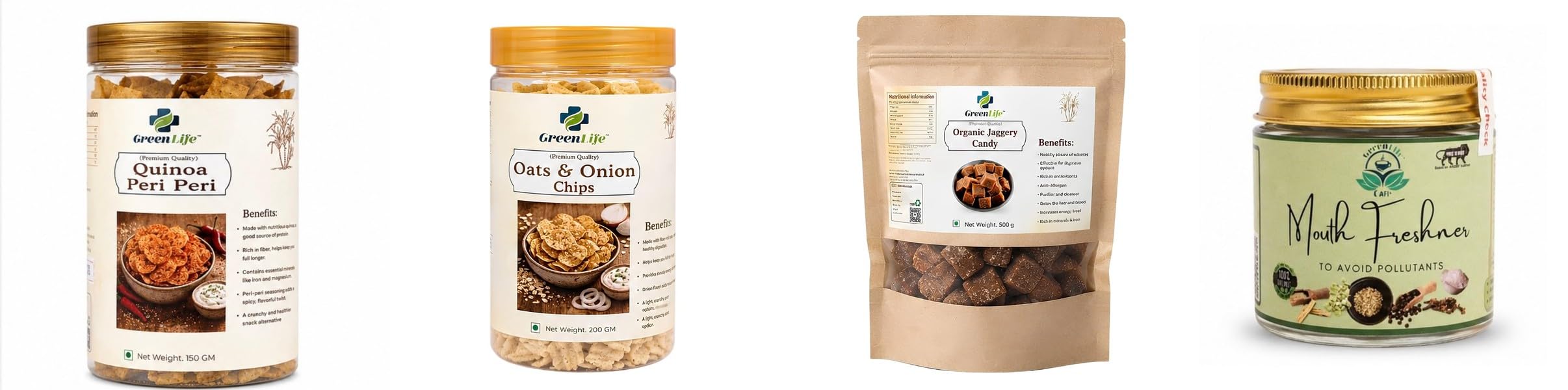 Ragi Cream & Onion Chips | Baked | 150gOrganic Jaggery Candy with Pepper 250g | Natural Desi Gur | Traditional Sweet & Spicy Organic Saunf & E-image-32