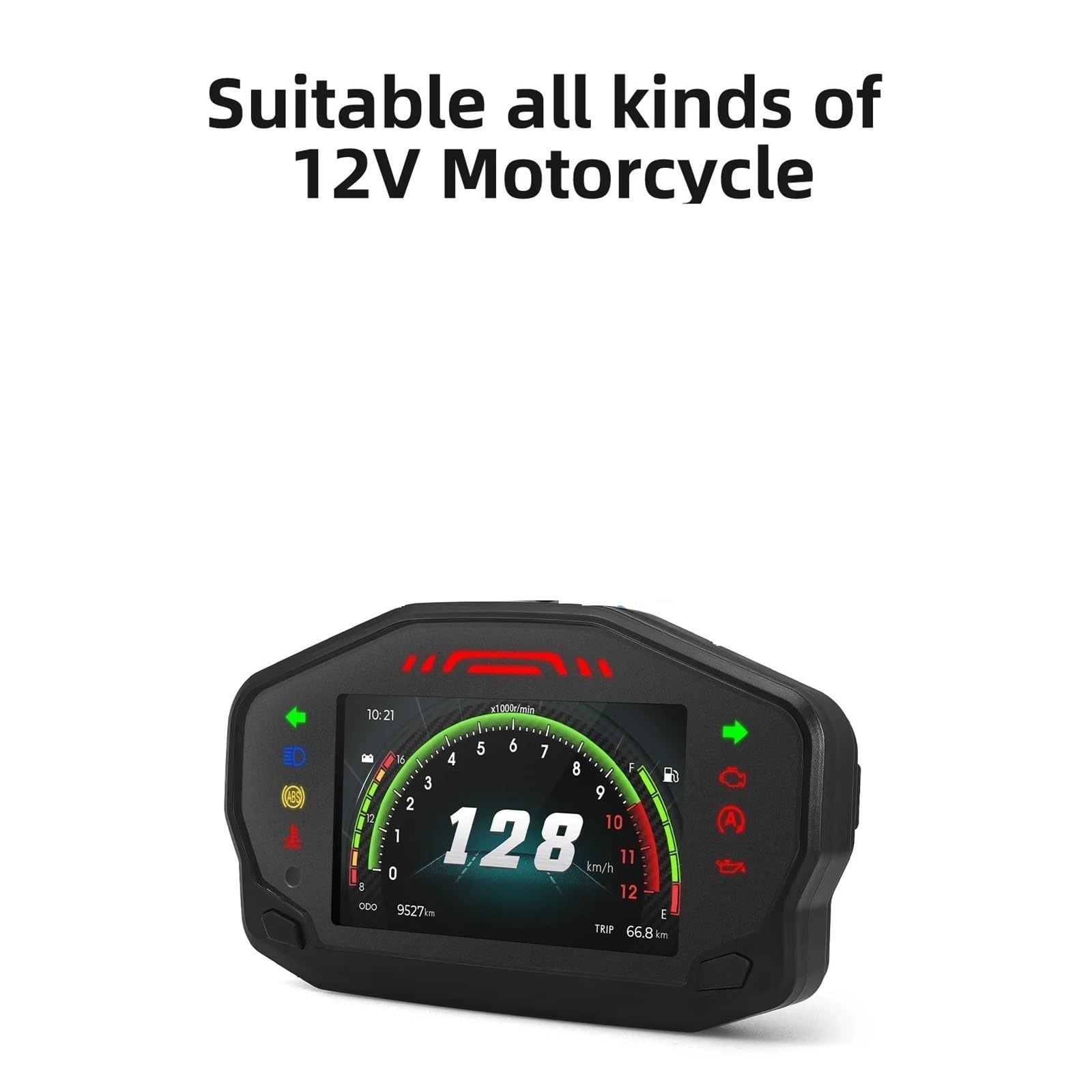 Tablero de moto Tacómetro HD para motocicleta, tacómetro Digital, odómetro para 2 y 4 cilindros, tablero de para Moto para Yamaha