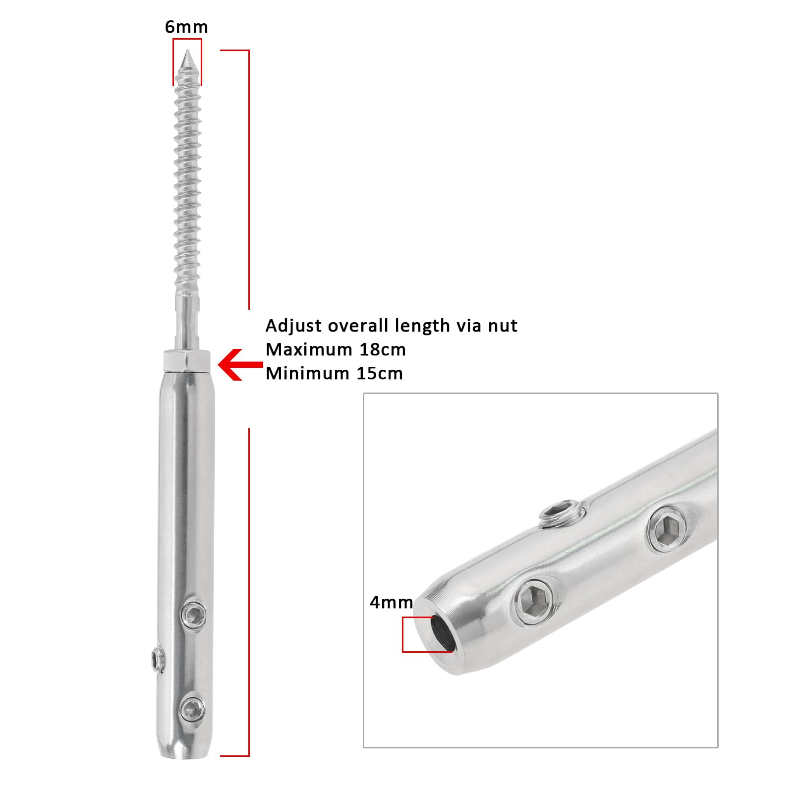 LT Easiyl Kabelspanner – T316 Edelstahl, 4 Mm, F? Produktbild-Vorschau 4