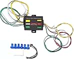 NEW SUN 2-Way to 3 Wire Splice-in Trailer Tail Light Converter Wiring Harness Kit for Easy Installation & Durable Design for RV, Truck, Van Electrical Systems,Separation of Brake and Turn Signals