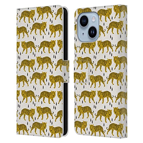 Étui portefeuille iPhone 14 Plus cuir Andrea Lauren évite rayures écran