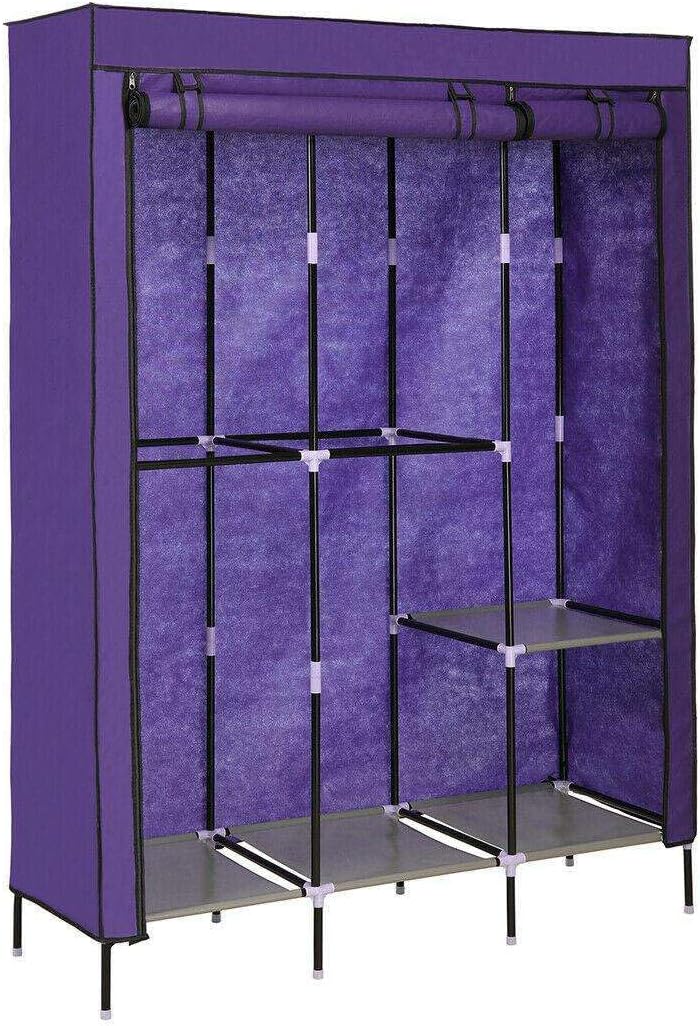 LKOP Portable Closet System, Violet Closet-storage-and-organization-systems Closet organizers and storage Storage shelves Shoe storage Clothes rack Closet shelves Clothing rack Closet organizer