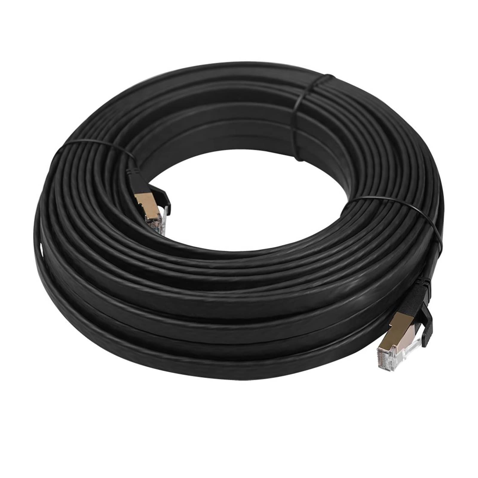 Vergoldetes flaches Cat8-Ethernet-Rj45-Kabel, Stecker auf Stecker, Multi for Modem-Router, LAN-Netzwerk, 3 m, 5 m, 10 m, 15 m, 20 m(3m)