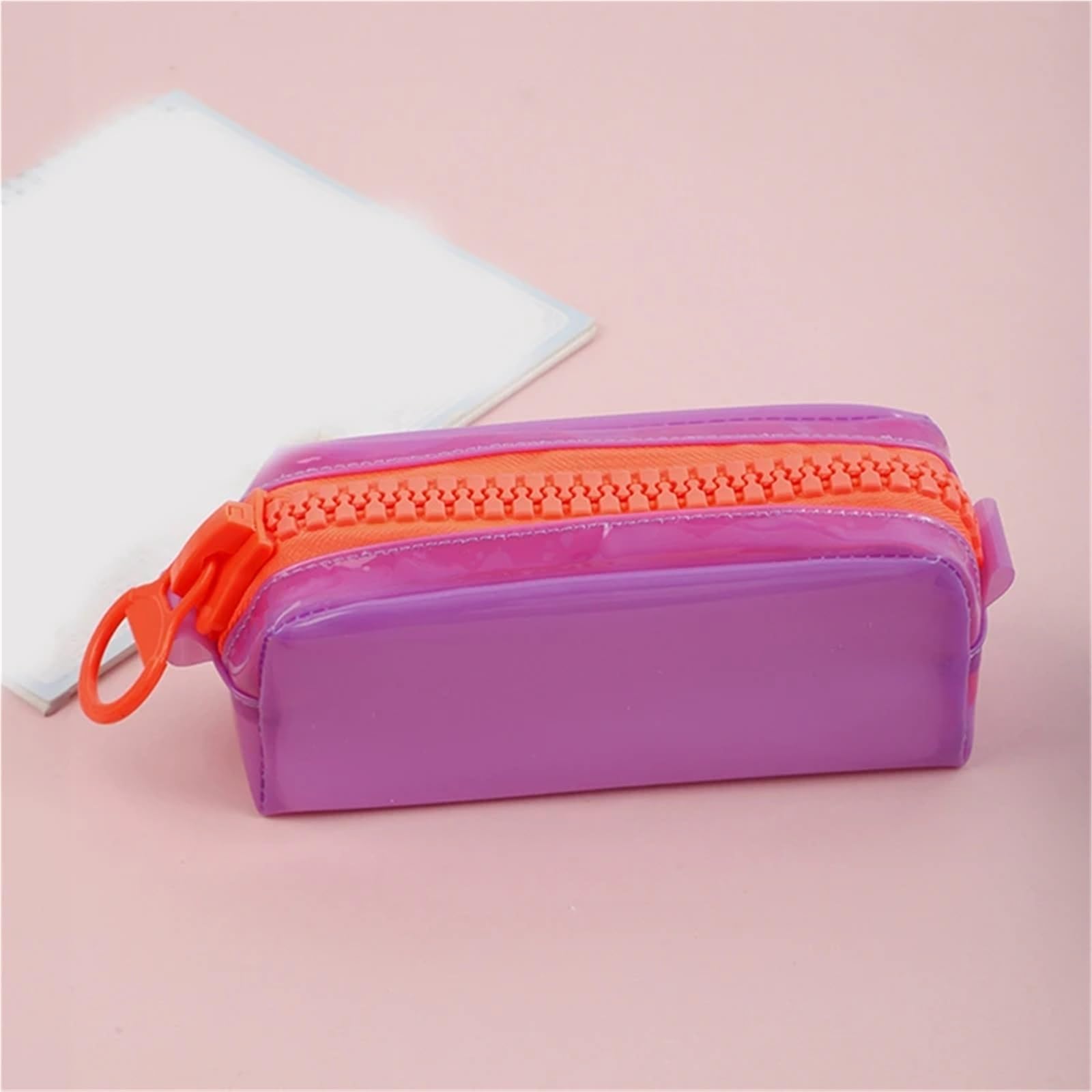 Estuche for lápices con Cremallera Grande, 2 uds., Cuadrado, Gran Capacidad, papelería for Estudiantes, Suministros Escolares, Bolsa de Almacenamiento para Estudiantes(Green)