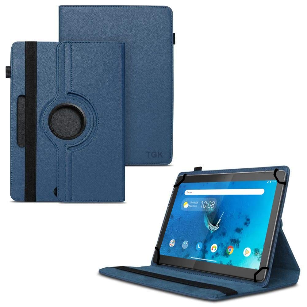 TGK Rotating Cover for Lenovo Tab M10 HD X505X Cover TB-X505F TB-X505L TB-X505X TB-X605L TB-X605F - Dark Blue 360 Degree Universal 3 Camera Hole Leather Stand Case (B07ZJKW357) Amazon Price History, Amazon Price Tracker