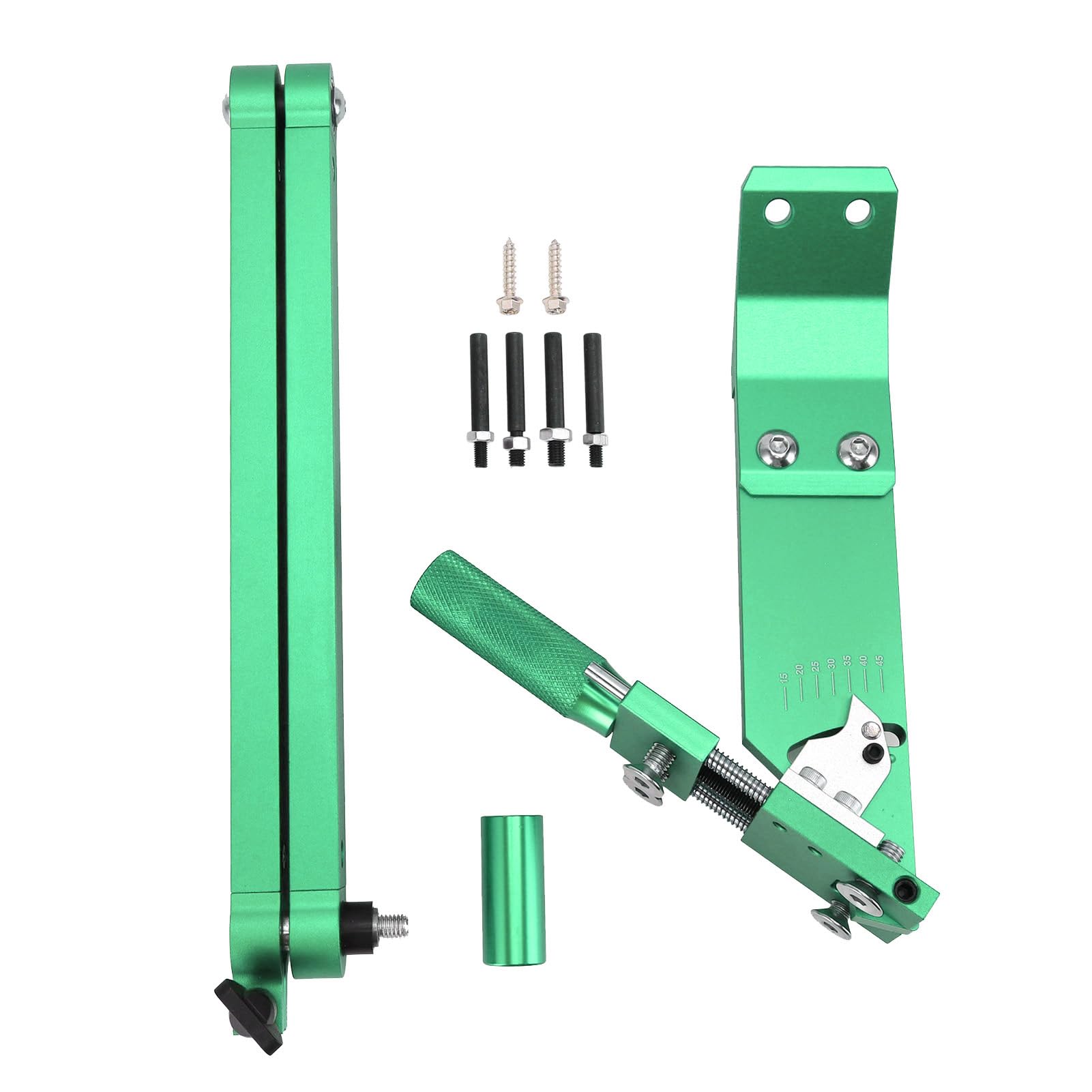 Sxhlseller Afilador de Cuchillas para Cortacésped, Herramienta para Cortacésped con ángulo Ajustable de 15° a 45° Hecha de Aleación de Zinc para un Mantenimiento Preciso de Las Cuchillas de Estándar