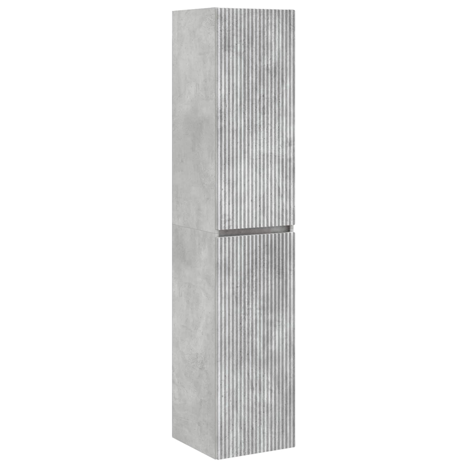 Ensemble de meubles de salle de bain 5 pièces Gris béton 33 x 34,5