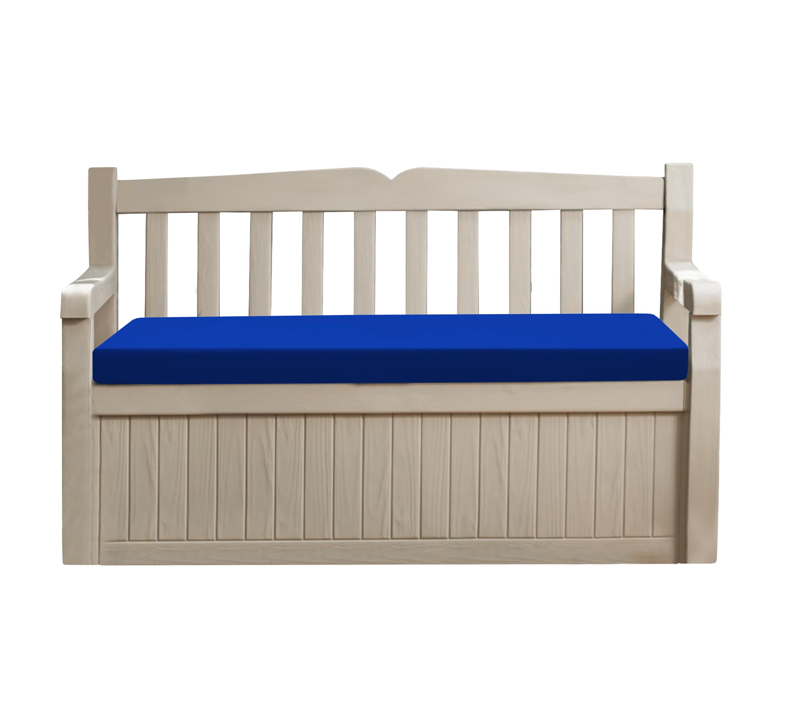 Sapphire Collection Premium Outdoor Bench Seat Pad | Water Resistant Cushion for Iceni & Eden Storage Benches 128x50cm | Comfortable Patio Furniture Swing Bench Pads (Royal) โ image 1