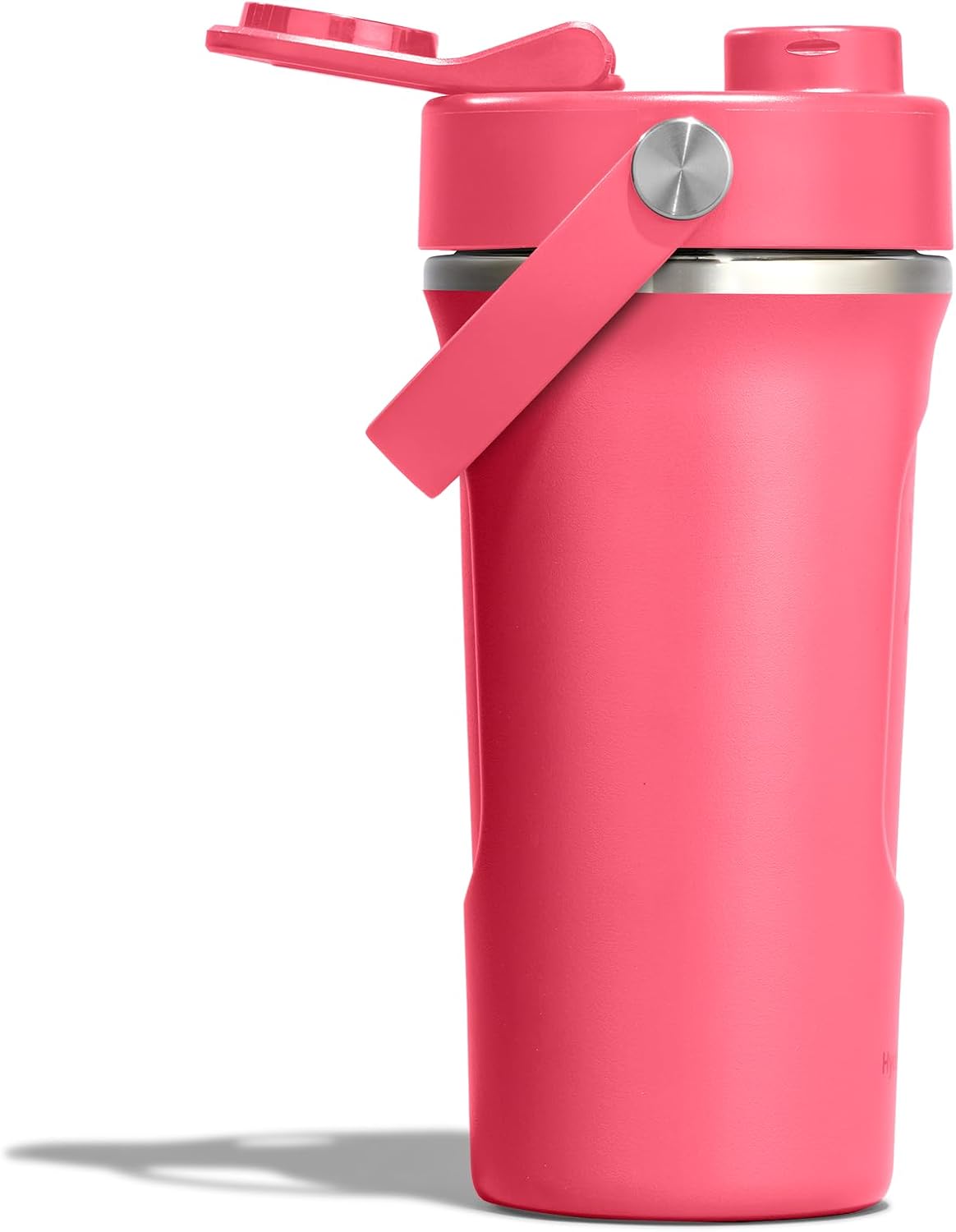 Hydro Flask Shaker Bottle – Insulated Stainless Steel Gym Bottle for Pre Workout & Protein 24 Oz Popstar Pink