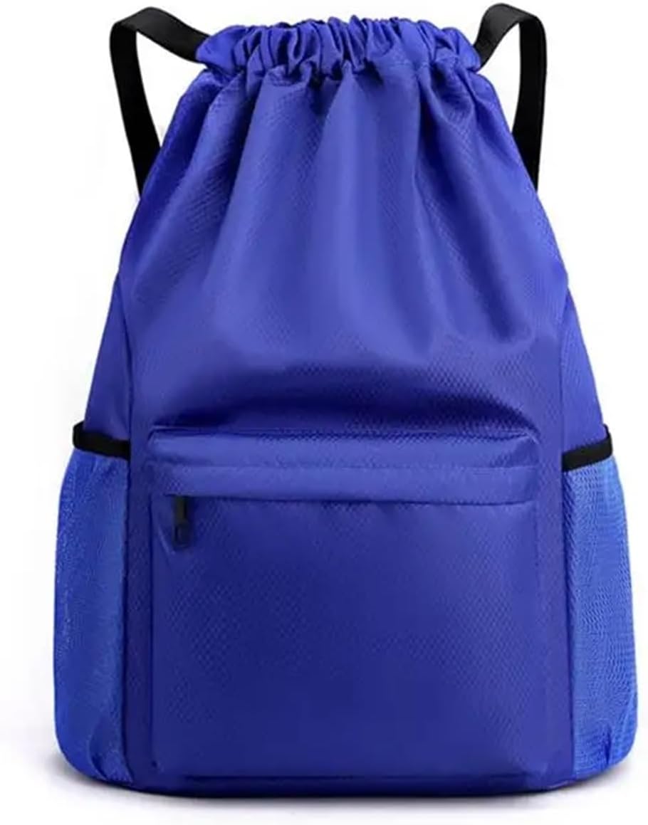Sports Drawstring Backpack String Bag Sackpack with Large Capacity Gym for Basketball(S-color3)