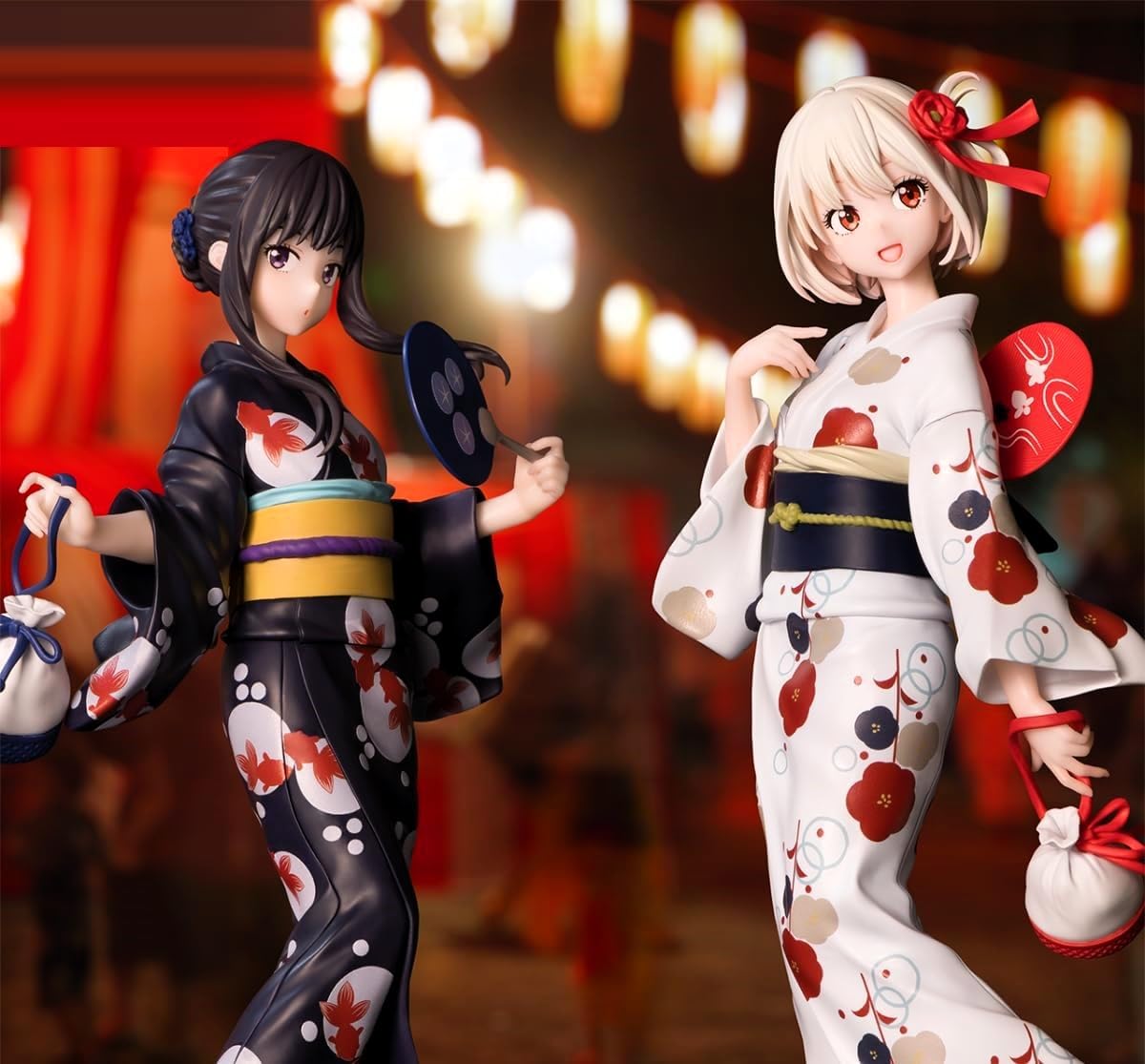 Amazon.co.jp: 錦木千束 ＋ 井ノ上たきな フィギュア 浴衣で 