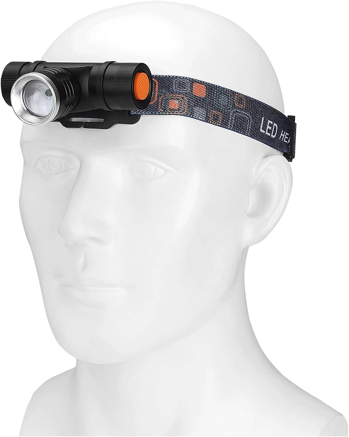 Akumulatorowa latarka czołowa LED, Zoomable Headlight USB Akumulatorowa latarka czołowa Latarka czołowa Lampa rowerowa