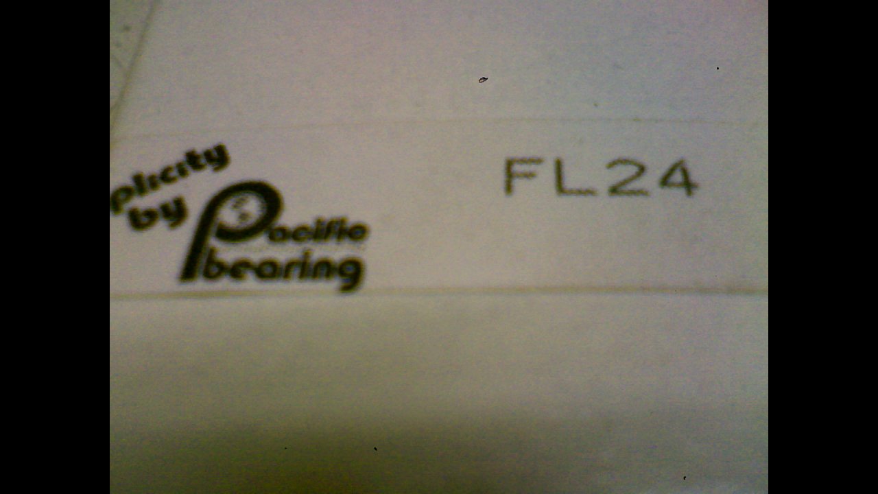 Pacific Bearing Fl24 - Blue - Plane Bearing Bore 1.5