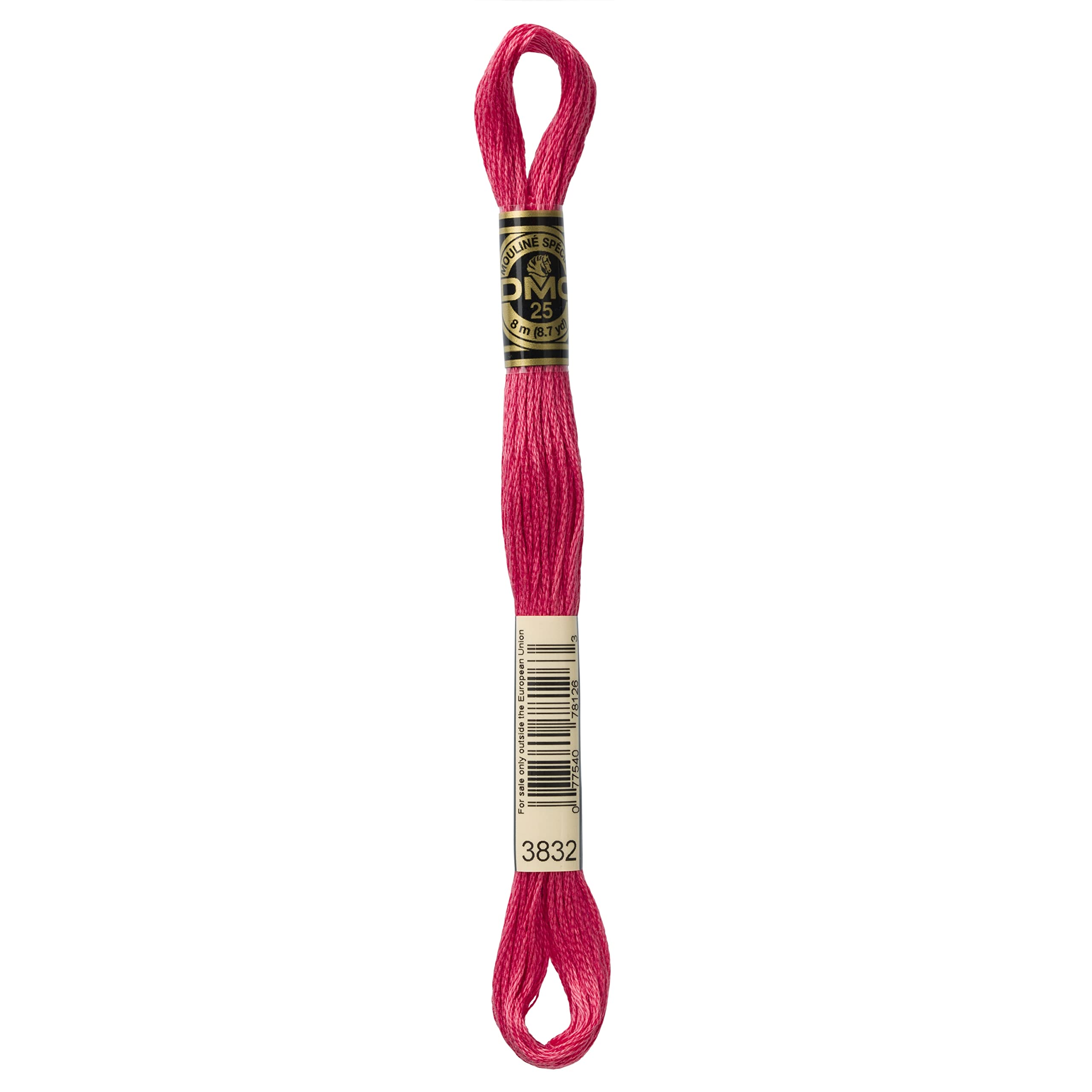 DMC 6-Strand Embroidery Cotton Floss, Medium Raspberry