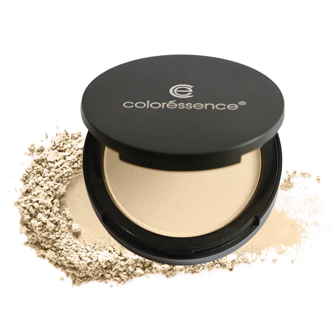 COLORESSENCE Starlet Compact Powder for Setting Base| Oil Control Lightweight Formula | With Free Applicator Puff | Pinkish Beige