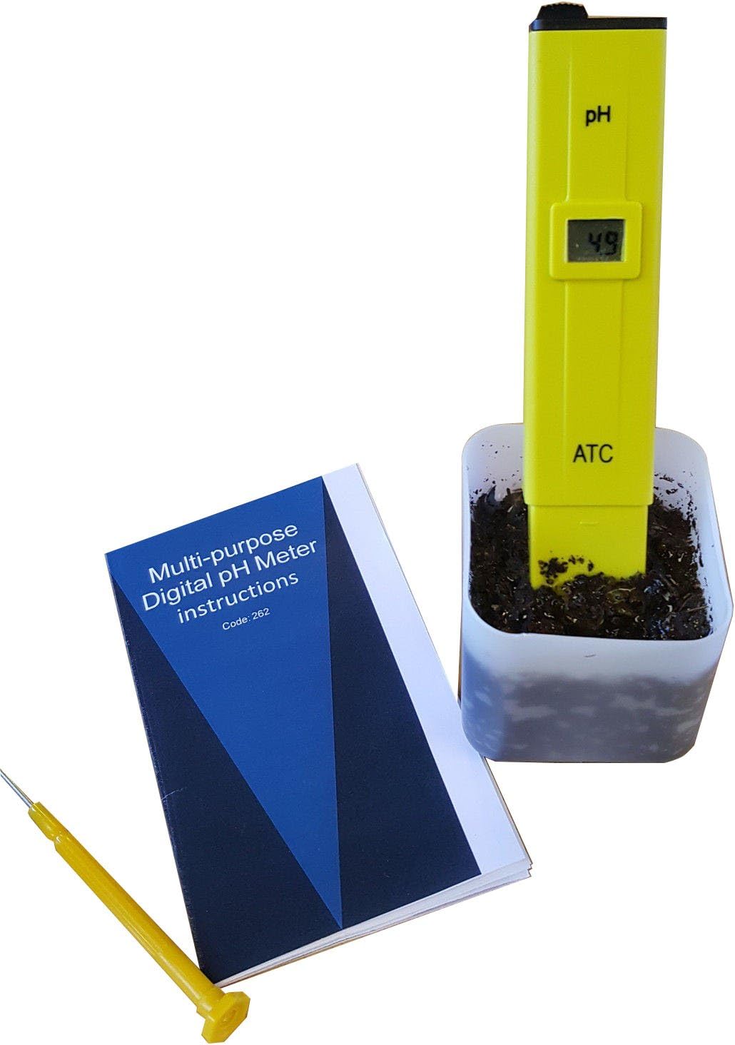 Testwest Digital Soil pH Meter Gardeners soil pH meter, tester, professional with Case
