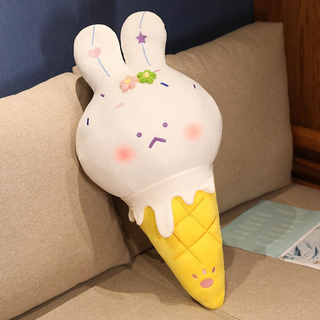 Amazon.co.jp: アイスクリーム ぬいぐるみ 特大 うさぎ ふわふわ
