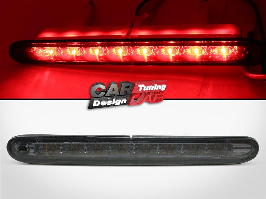 carlab 1 rear smoke led 3ed third stop brake light lamp emark for 2001 2008 307 amazon co uk automotive