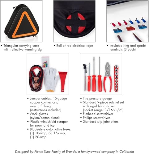 Miniatura 7 de PICNIC TIME NFL Men,Unisex-Adult,Women NFL Roadside Emergency Car Kit