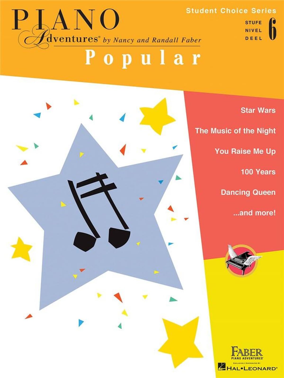 Faber Piano Adventures - Student Choice Series: Popular Level 6