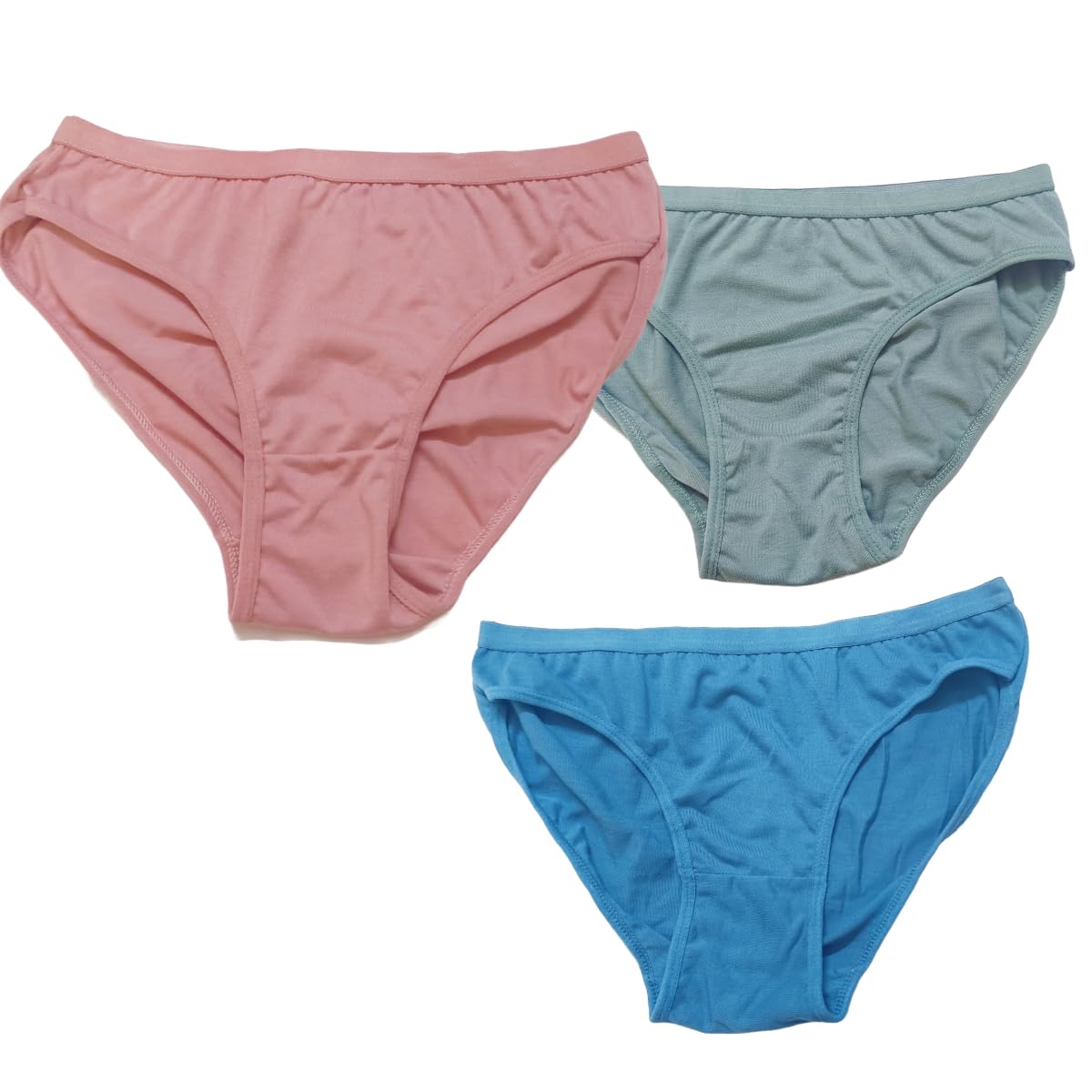 FitSilk Women Hipsters Panties 100% Super Soft Cotton Hipster Ladies Plain Bright Panty/Innerwear Soft Panties Underwear Combo Pack 3-picture-41