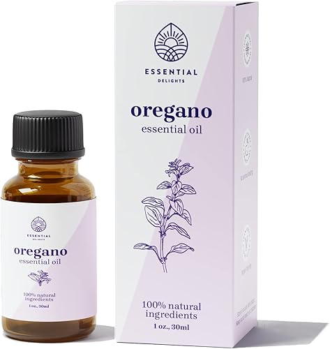 Aceite esencial de orégano - Aceites de grado prémium para aromaterapia, jabones, lociones y velas Vegano y libre de crueldad animal (1 onza