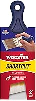 Wooster Shortcut Q3211-2 2-Inch Angle Sash Paintbrush - White Nylon/Polyester for Smooth Coverage in Tight Spaces