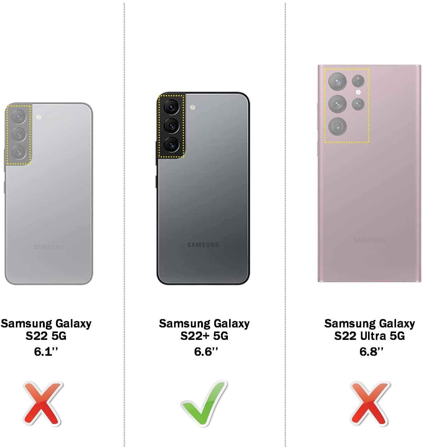 FDTCYDS Samsung Galaxy s22 Plus Case with Card Holder,Credit Card Slot Protective Wallet Case - Red