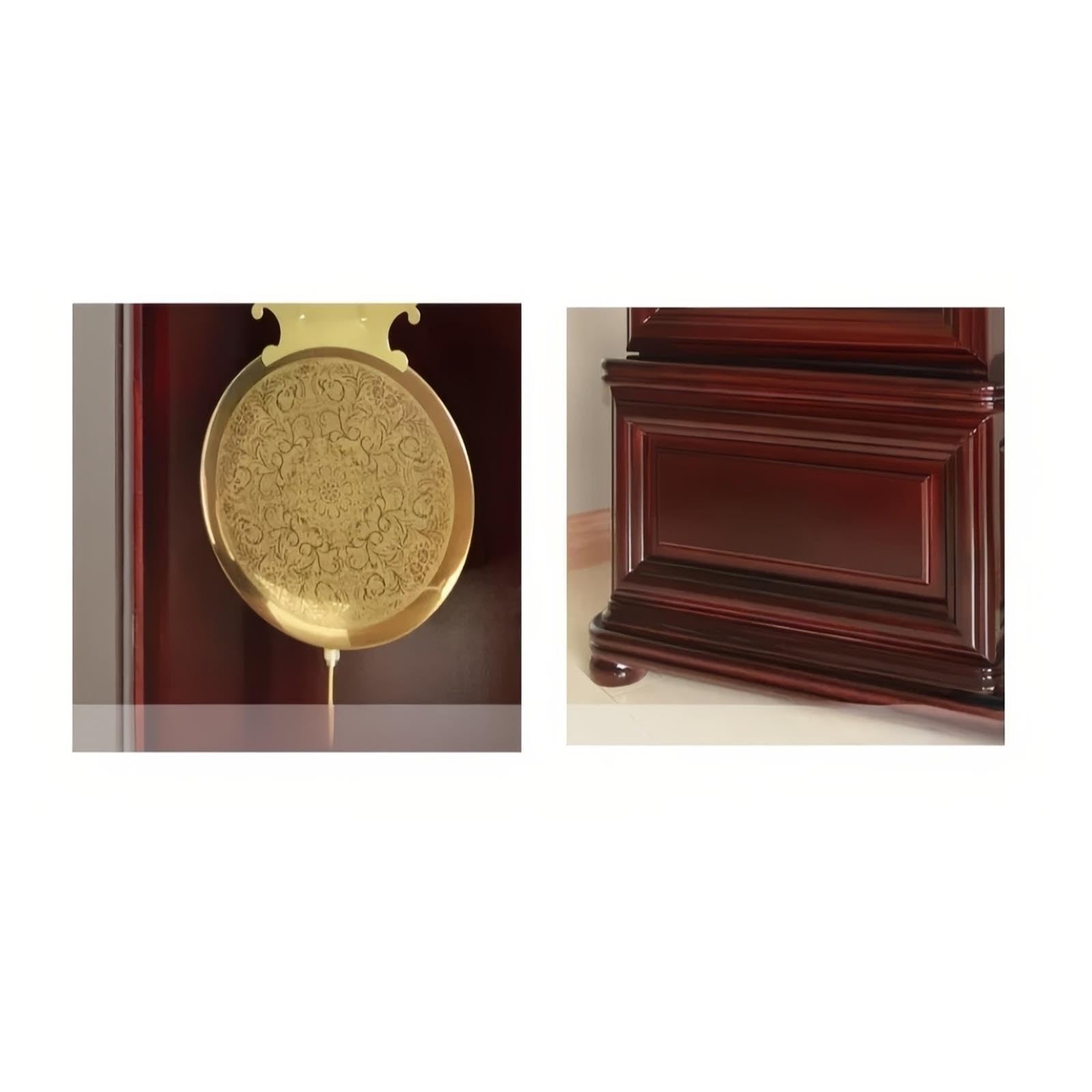 Reloj de Abuelo Péndulo mecánico de Piso de Reloj de pie de Madera