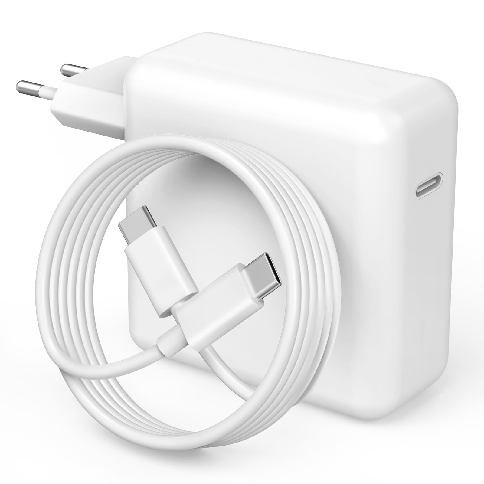Mac Book Ladekabel 67W Mac Book Ladegerät USB C - kompatibel mit MacBook Air MacBook Pro 13 14 15 16 Zoll 2024 2023 2022 2021 2020, M1 M2 M3, iPad und mehr (Schnell Netzteil mit 2,0 m Ladekabel)