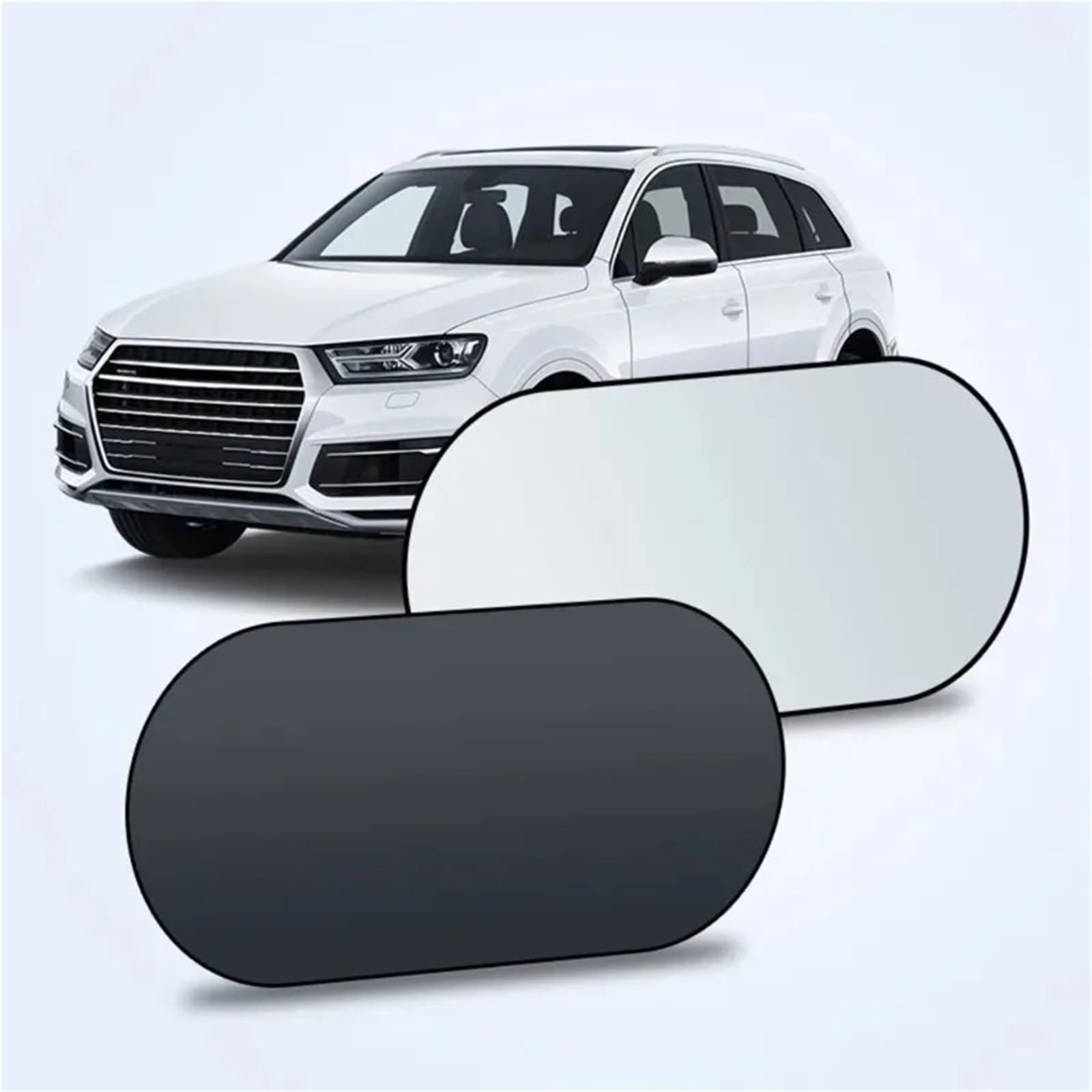 Parasoles Coche Parasol para Coche, Protección UV, Plegable para Ventana Trasera De, Visera Universal para con Ventosas