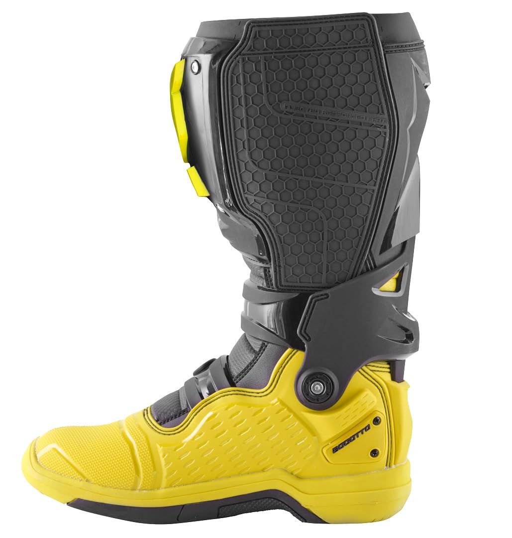 Bogotto MX-7 G Stivali motocross, giallo/nero, 43