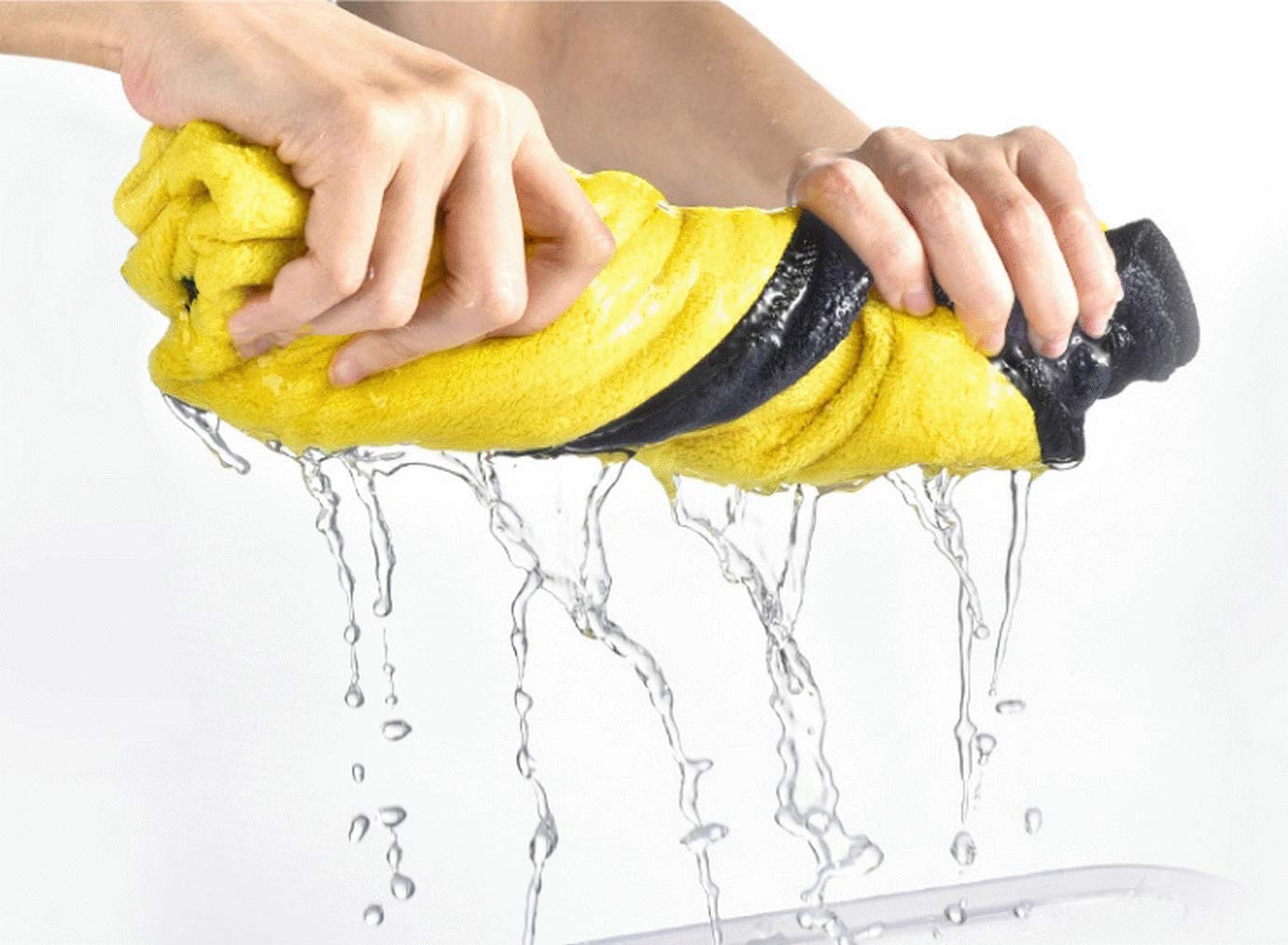 N/C Serviette de bain en microfibre super lavable à l'eau à séchage rapide doux et ne se décolore pas double face pour chien, chat