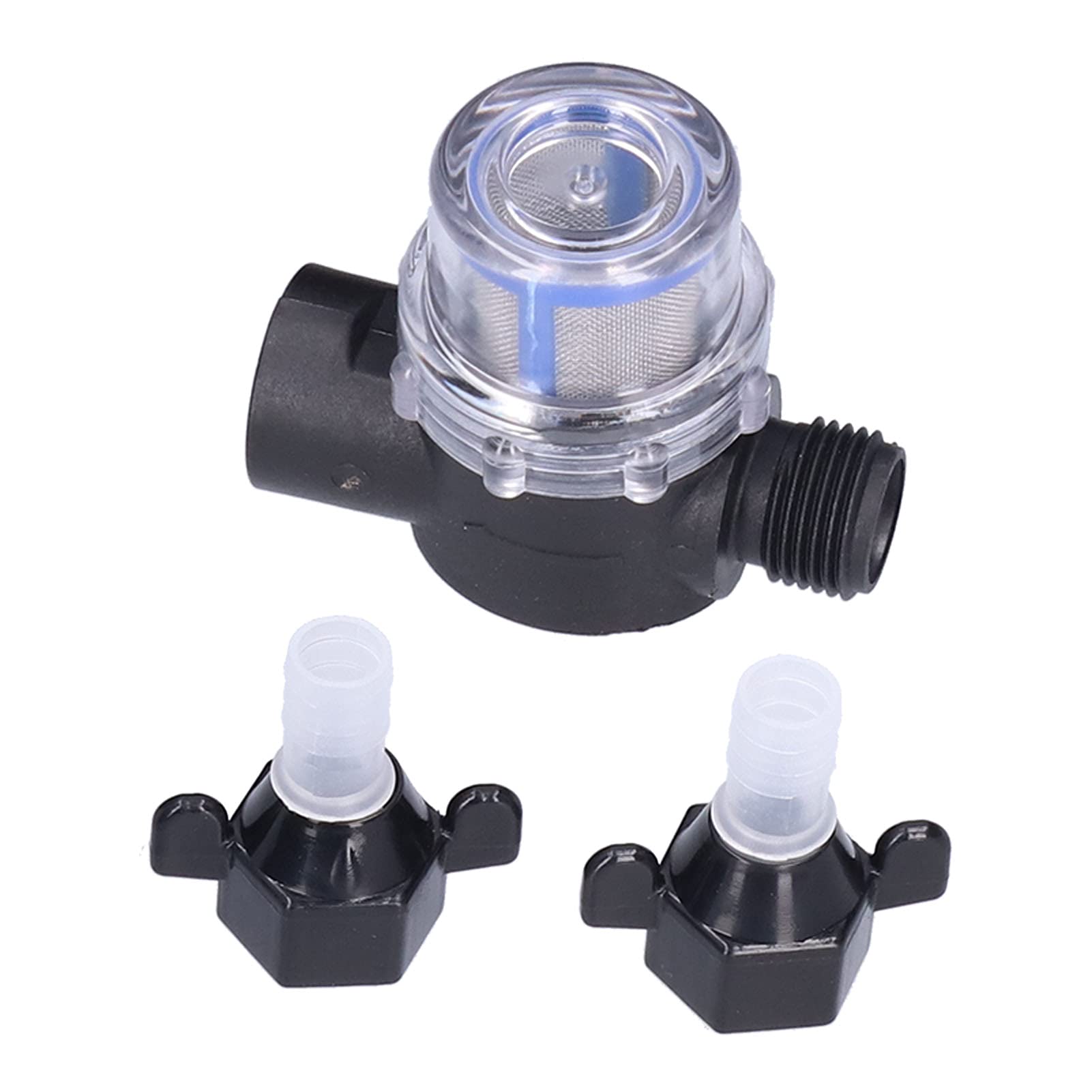 Para riego y lavado de autos - Bomba de agua de alta presión autocebante de 24 V CC - Bomba de diafragma con diseño de cuatro cámaras - Caudal de 8 litros - Elevación de succión (F42-103-055-202（24V）)
