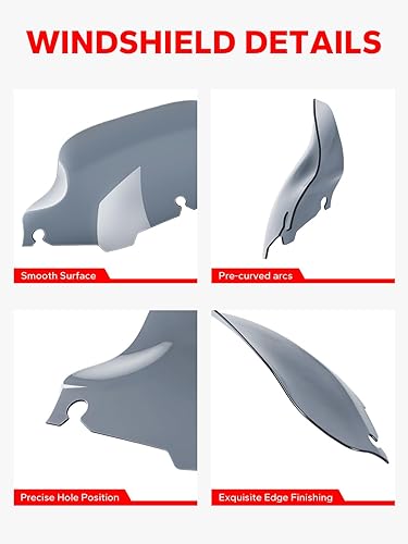 Miniatura 12 de Parabrisas de 6 pulgadas, negro(Black 6")