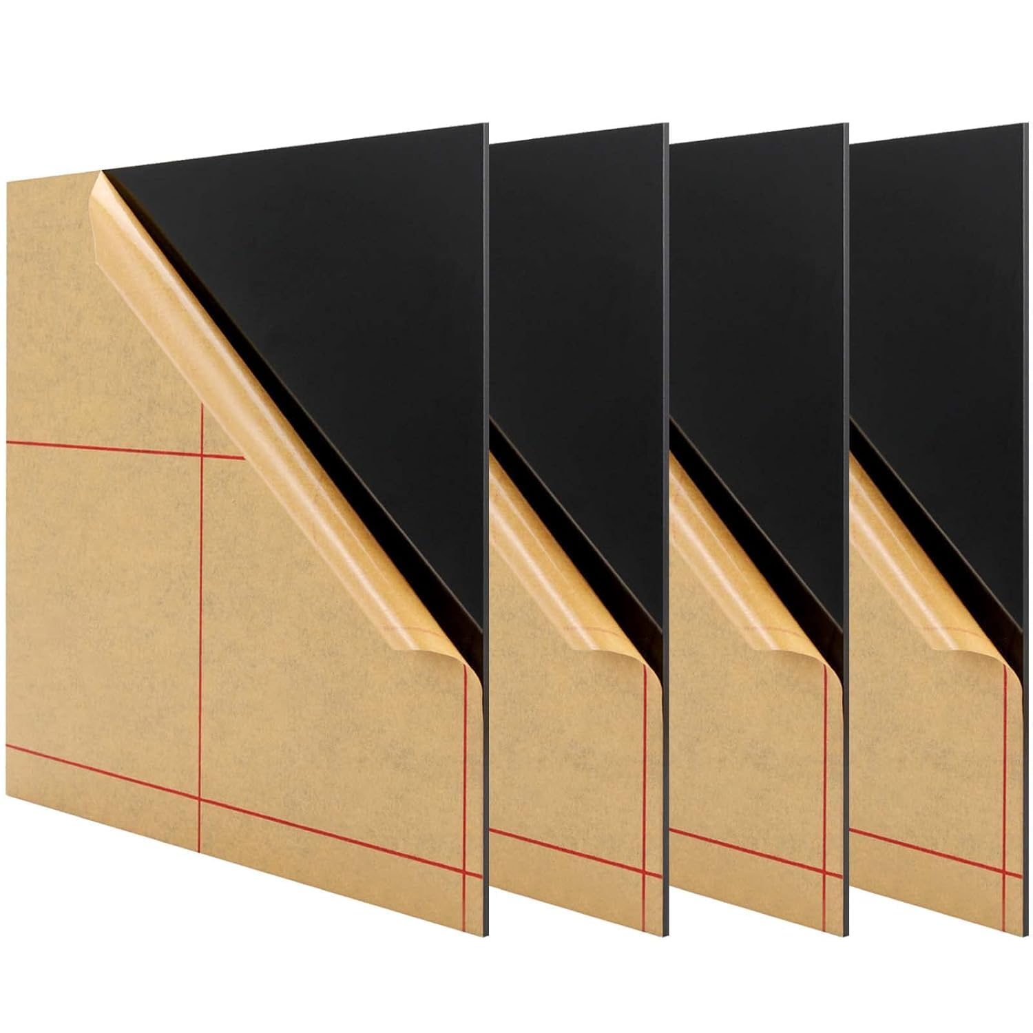 Sure Laser Cut Black Acrylic Sheets 6 x 6 Inch (150 x 150 mm) 3 mm Thickness Square Plexiglass Black Acrylic Sheet Board For Glass Art Painting, DIY Crafts Projects, Photo Frames (Pack of 4)-image-32
