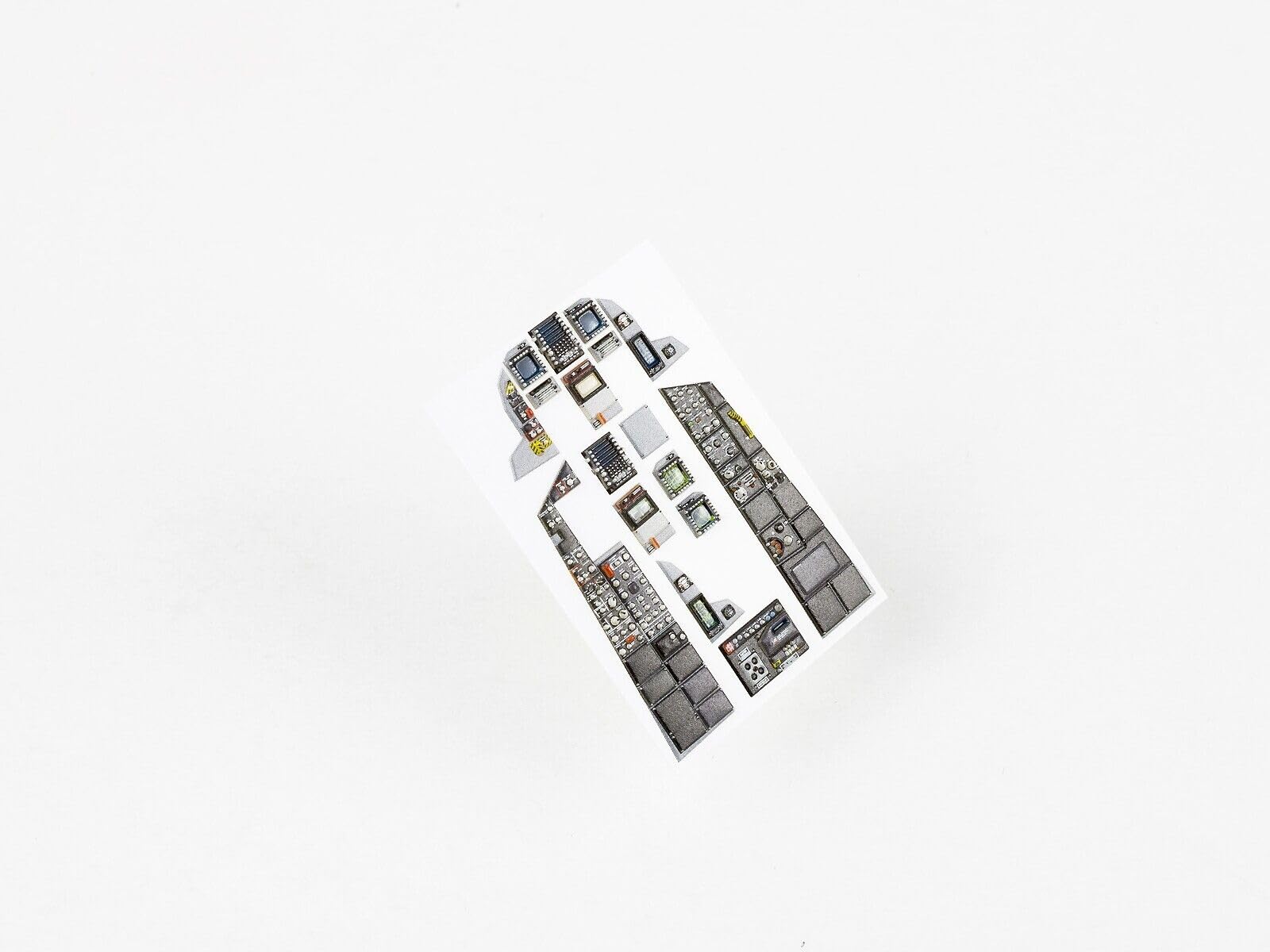 Red Fox Studio Red Fox QS-48104 1/48 3D Instrument Panel for YF-23 Black Widow II Hobby Boss, gray, RFSQS-48104