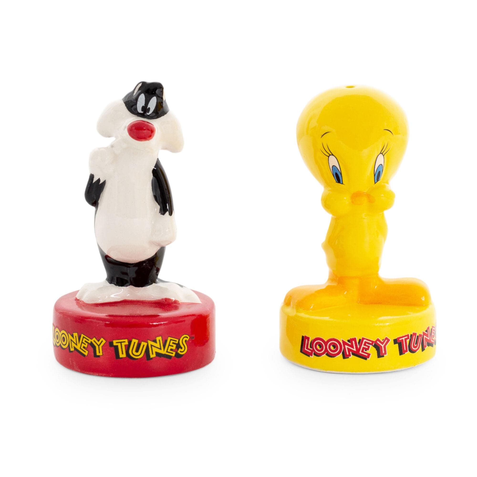 Looney Tunes Sylvester and Tweety ceramiczne solniczki i pieprzniczki | zestaw 2 szt